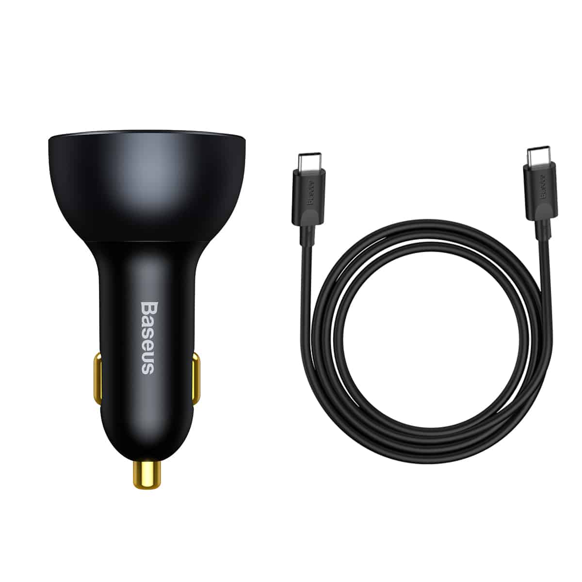 Baseus Qualcomm® Quick Charge™ 5 Technology Multi-Port Fast Charge Car Charger C+C+U 160W set Gray (with Baseus Xiaobai series fast charging Cable Type-C to Type-C 100W (20V/5A) 1m Black) Baseus Qualcomm® Quick Charge™ 5 Technology Multi-Port Fast Charge Car Charger C+C+U 160W set Gray (with Baseus Xiaobai series fast charging Cable Type-C to Type-C 100W (20V/5A) 1m Black)